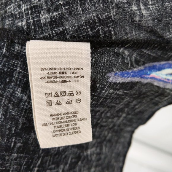 Free People Black Summer Tulum Linen Blend Tunic - Picture 6 of 7